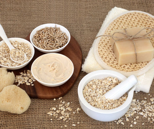 Oatmeal, oats, oatmeal mask, oatmeal soap and scrubs all ways oatmeal can be used to benefit your skin.
