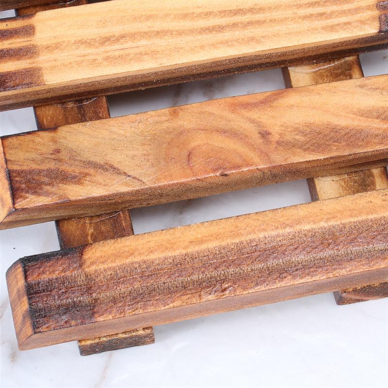Carbonized Vintage Soap Holder Pure Handmade Soap Rack Classic Wooden Soap Dish Ali - Calendula Bath and Home