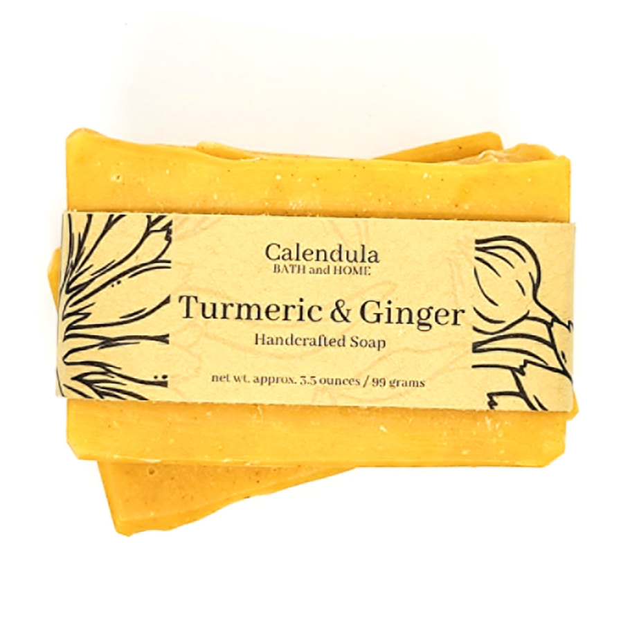 Turmeric & Ginger Coconut Milk Soap - Calendula Bath and Home