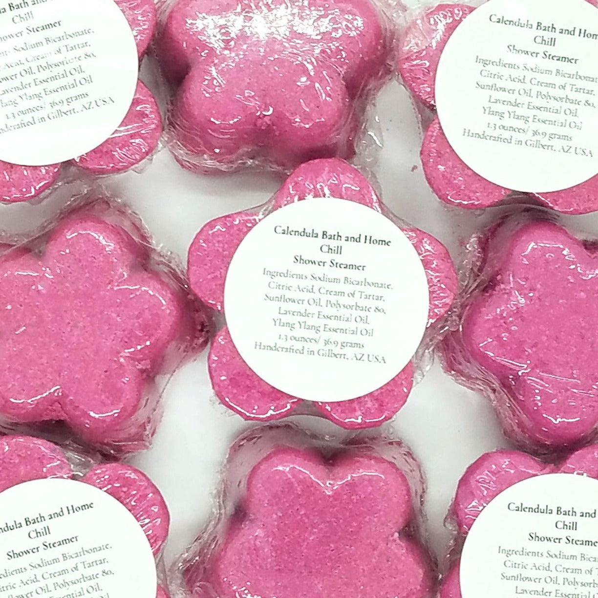 Chill - Lavender & Ylang Ylang Shower Steamer - Calendula Bath and Home