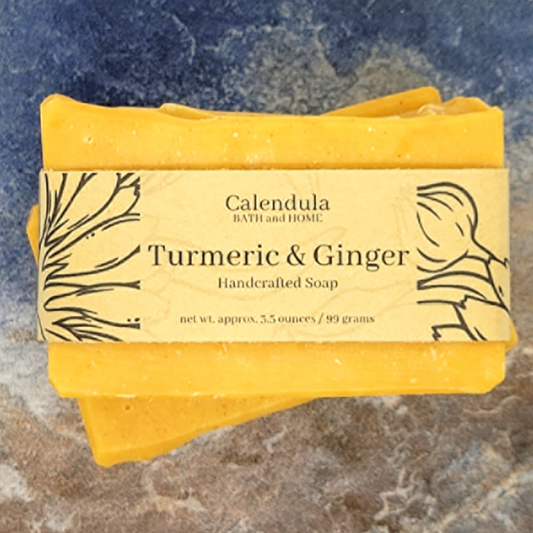 Turmeric & Ginger Coconut Milk Soap - Calendula Bath and Home