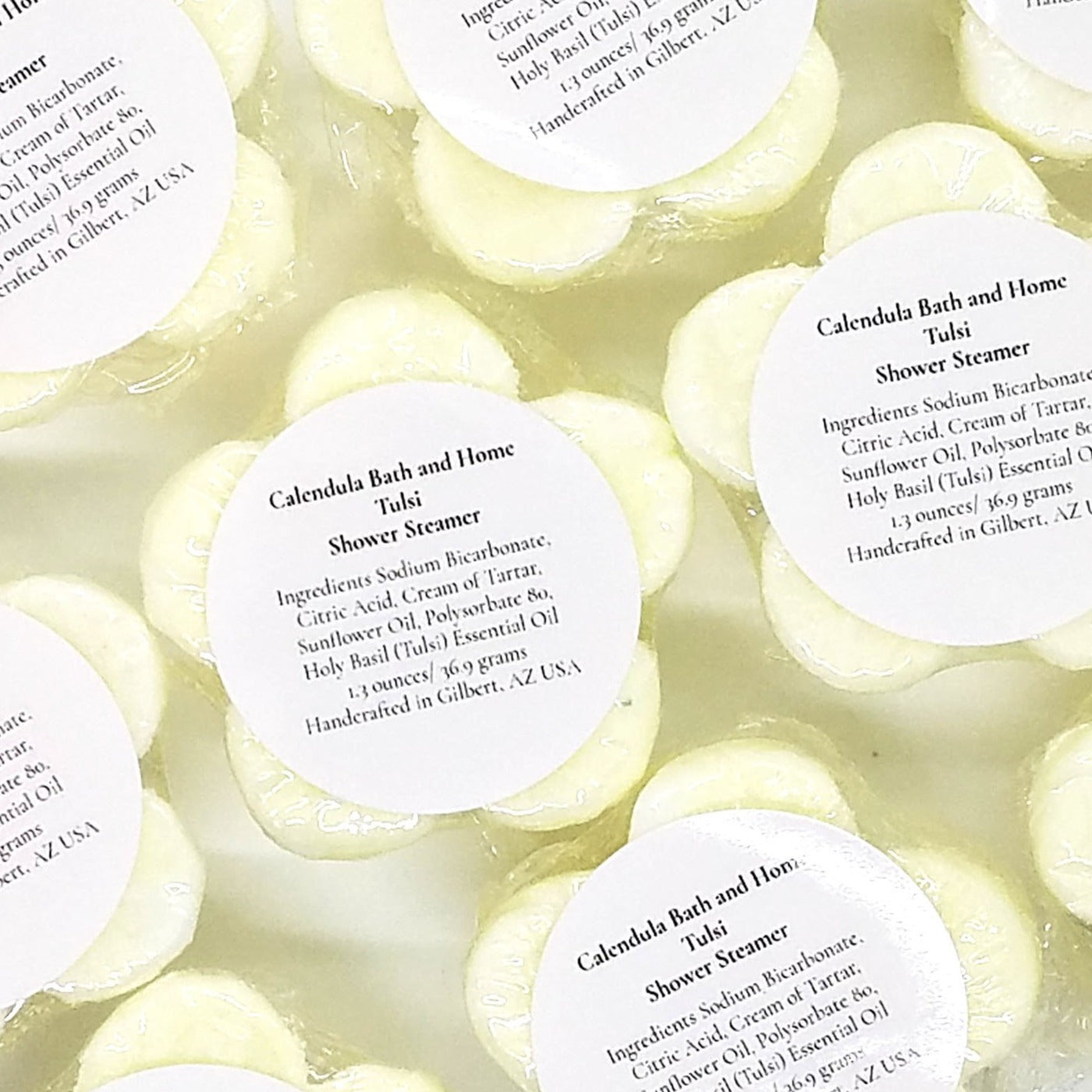 Tulsi Shower Steamers - Calendula Bath and Home