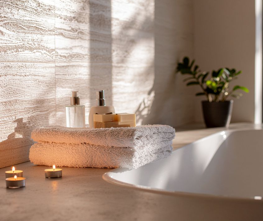 Create a Luxury Bathroom Spa Retreat With Candles