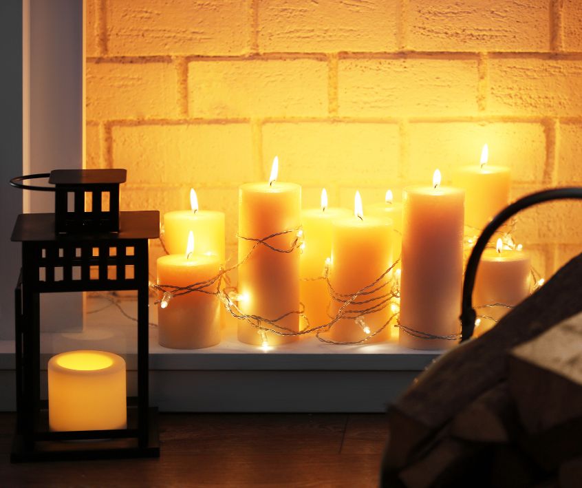 Turn Your Empty Hearth Into a Glowing Centerpiece