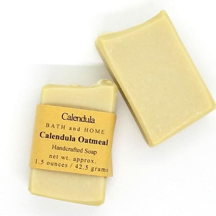 Calendula Oatmeal Travel Soap - Calendula Bath and Home