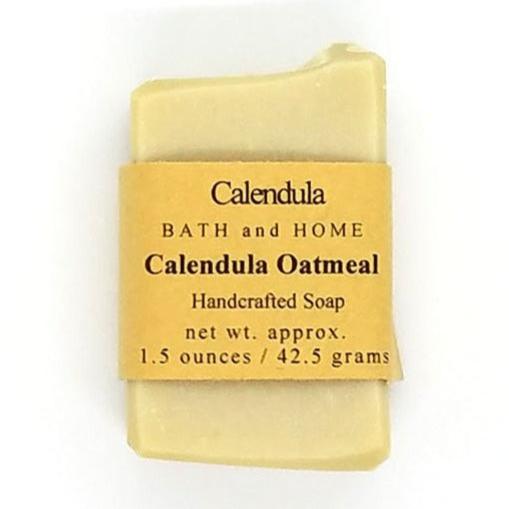 Calendula Oatmeal Travel Soap - Calendula Bath and Home