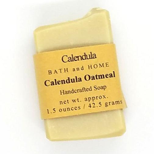 Calendula Oatmeal Travel Soap - Calendula Bath and Home