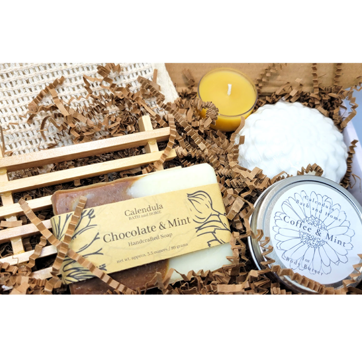 Mint Lovers Essential Oil Gift Set - Calendula Bath and Home