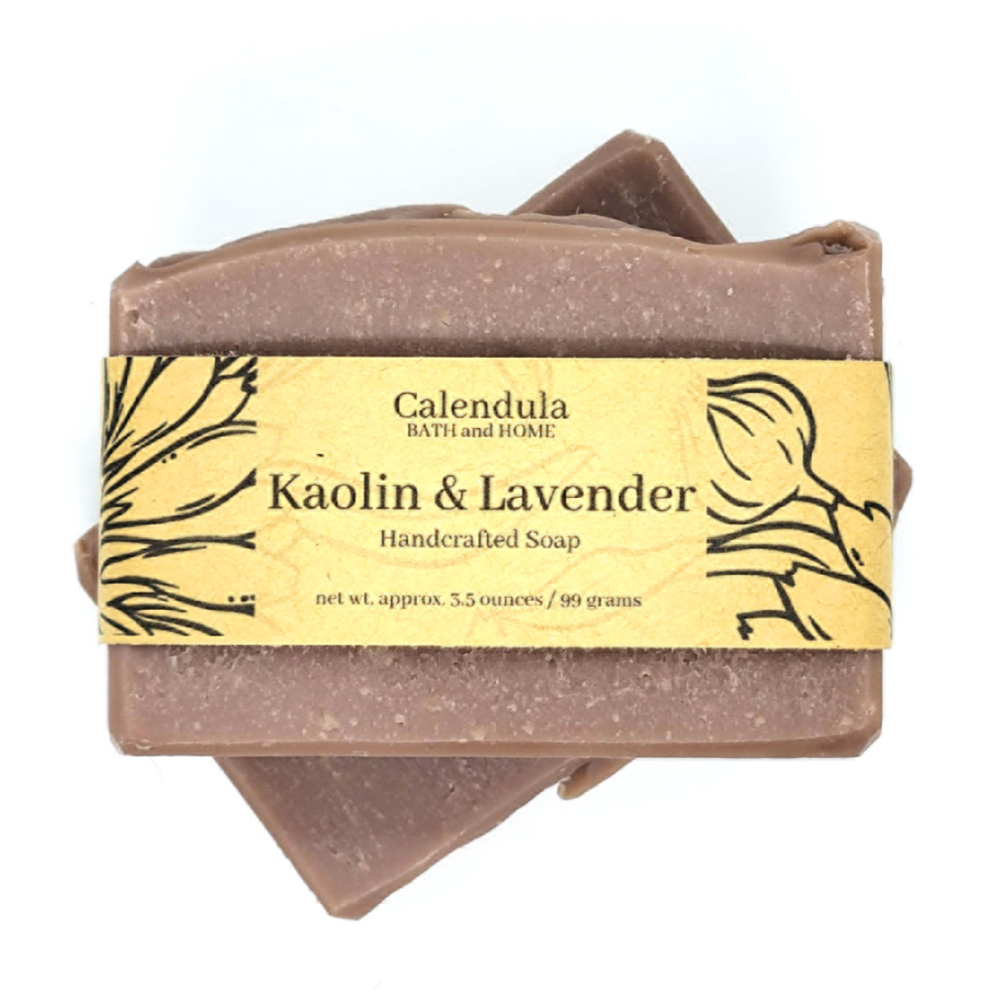 Kaolin & Lavender Goat Milk Soap - Calendula Bath and Home