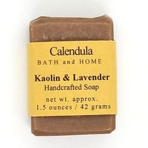 Kaolin & Lavender Goat Milk Soap Travel Soap - Calendula Bath and Home