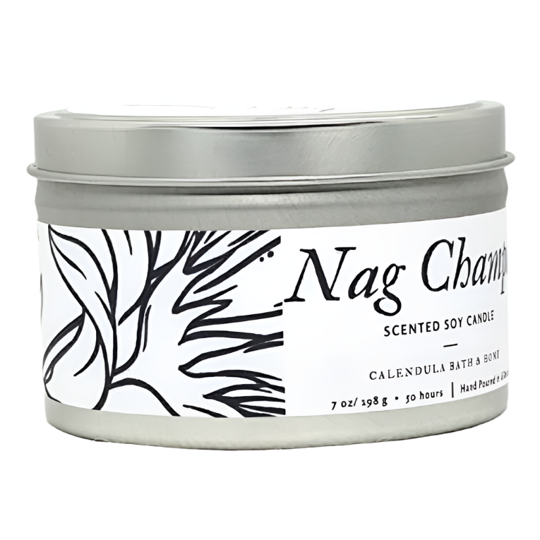 Nag Champa Soy Candle Tin - Calendula Bath and Home