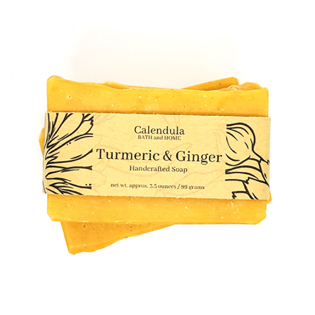 Turmeric & Ginger Coconut Milk Soap - Calendula Bath and Home