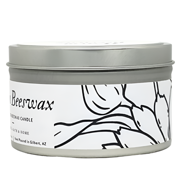 Warm Beeswax Candle Tin - Calendula Bath and Home