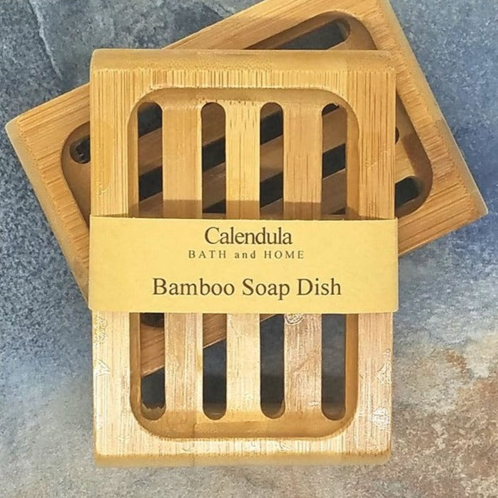 Eco Bamboo Soap Dish - Calendula Bath and Home
