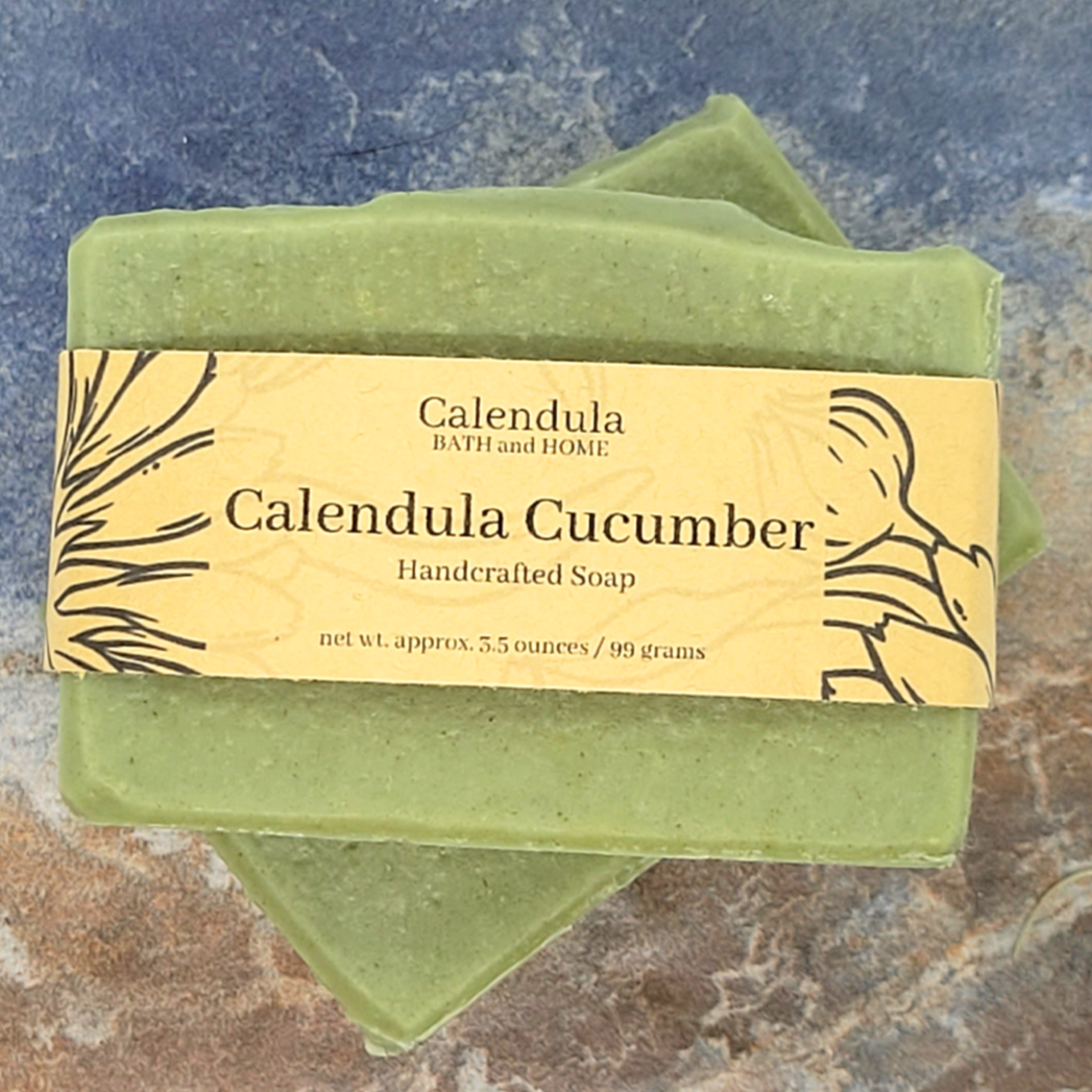 Calendula Cucumber Soap - Calendula Bath and Home