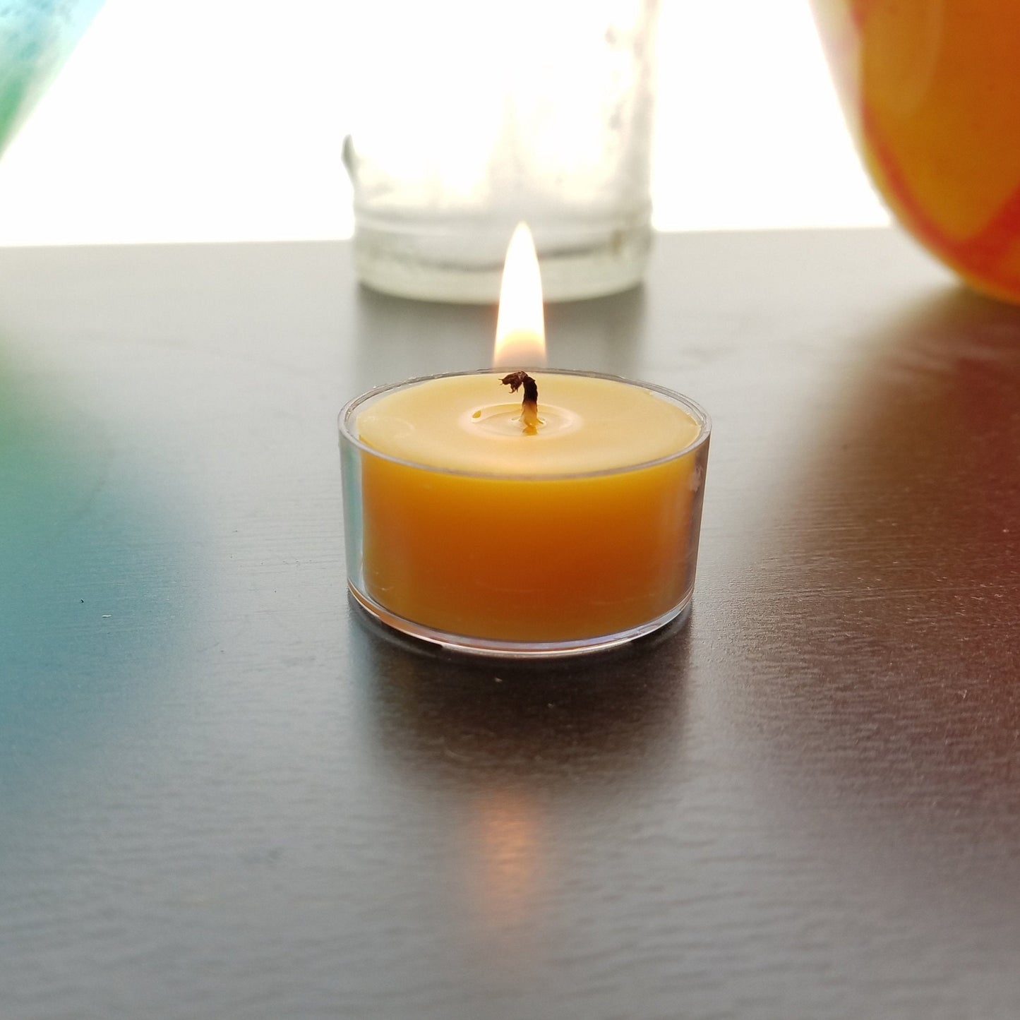 6 Beeswax Tealight Candles - Calendula Bath and Home