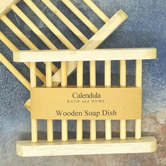 Modern wooden soap dish - Calendula Bath and Home