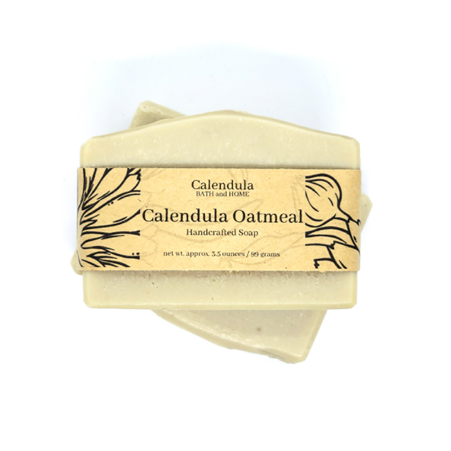 Calendula Oatmeal Soap - Calendula Bath and Home