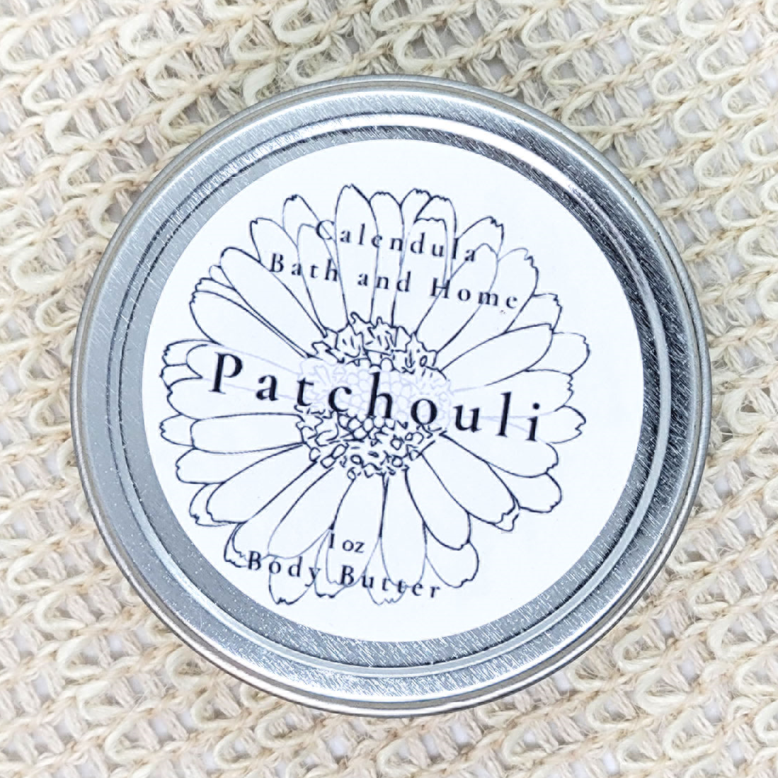 Patchouli body butter travel tin gifts