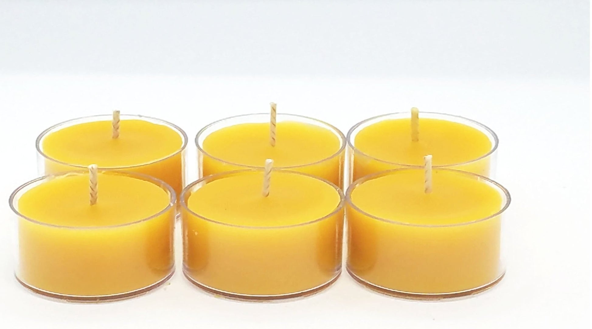 6 Beeswax Tealight Candles - Calendula Bath and Home
